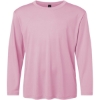 Custom Youth Pro-Lock Performance Long Sleeve T-Shirt Light Pink