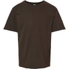 Custom Youth Gold Soft Touch T-Shirt Chocolate