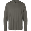 Custom Unisex Pro-Lock Performance Hooded Long Sleeve T-Shirt Charcoal