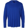 Custom Unisex Pro-Lock Performance Hooded Long Sleeve T-Shirt Royal