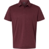Custom Mens Pro-Lock Performance Mélange Polo Maroon Melange