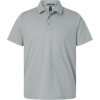 Custom Mens Pro-Lock Performance Mélange Polo Silver Melange