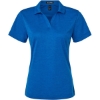 Custom Womens Pro-Lock Performance Mélange Polo Royal Melange