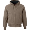 Custom Mens Cheyenne Boulder Cloth™ Hooded Jacket with Tricot Quilt Lining Gravel