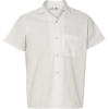 Custom Poplin Cook Shirt with Gripper Closures White