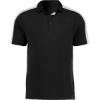 Custom Mens Two-Tone Vital Polo Black/ White