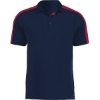 Custom Mens Two-Tone Vital Polo Navy/ Scarlet