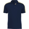 Custom Mens Two-Tone Vital Polo Navy/ Vegas Gold