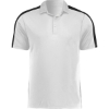 Custom Mens Two-Tone Vital Polo White/ Black