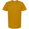 Custom Combed Cotton T-Shirt Mustard