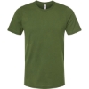 Custom Combed Cotton T-Shirt Olive Green