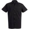 Custom 100% Spun Polyester Cook Shirt Black