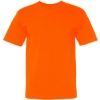 Custom Unisex USA-Made Midweight T-Shirt Bright Orange