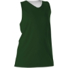 Custom Womens Reversible Racerback Tank Forest/ White