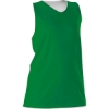 Custom Womens Reversible Racerback Tank Kelly/ White