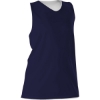 Custom Womens Reversible Racerback Tank Navy/ White