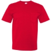 Custom Unisex USA-Made Midweight Pocket T-Shirt Red