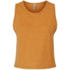 Custom Womens Festival Crop Tank Antique Gold