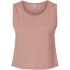 Custom Womens Festival Crop Tank Desert Pink