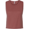 Custom Womens Festival Crop Tank Smoked Paprika