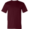 Custom Unisex USA-Made Heavyweight T-Shirt Burgundy