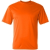 Custom Unisex Performance T-Shirt Safety Orange