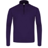 Custom Mens Quarter-Zip Pullover Purple