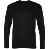 Custom Unisex Performance Long Sleeve T-Shirt Black