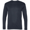 Custom Unisex Performance Long Sleeve T-Shirt Navy