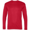 Custom Unisex Performance Long Sleeve T-Shirt Red
