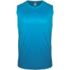 Custom Mens Sleeveless T-Shirt Electric Blue