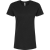 Custom Womens Premium Cotton T-Shirt Black
