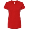 Custom Womens Premium Cotton T-Shirt Red