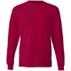 Custom Unisex Beefy-T® Long Sleeve T-Shirt Deep Red