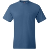 Custom Mens Beefy-T® Pocket T-Shirt Denim Blue