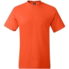 Custom Mens Beefy-T® Pocket T-Shirt Orange