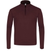 Custom Youth Quarter-Zip Pullover Maroon