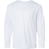 Custom Youth Performance Long Sleeve T-Shirt White