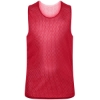 Custom Youth Reversible Mesh Tank Red/ White
