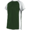 Custom Girls Two Button Fastpitch Jersey Forest/ White