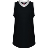 Custom Womens Slide Fastpitch V-Neck Sleeveless Jersey Black/ White