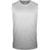 Custom Youth Sleeveless T-Shirt Silver