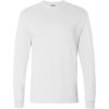 Custom Essential-T Long Sleeve T-Shirt White