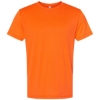 Custom Unisex USA-Made Performance T-Shirt Bright Orange