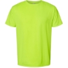 Custom Unisex USA-Made Performance T-Shirt Lime Green