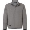 Custom Mens Keystone Quilted Pullover Grey