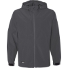 Custom Mens Apex Soft Shell Hooded Jacket Charcoal