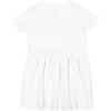Custom Toddler Fine Jersey Dress White