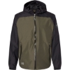 Custom Unisex Torrent Waterproof Hooded Jacket Olive/ Black