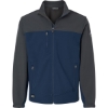 Custom Mens Motion Soft Shell Jacket Deep Blue/ Charcoal